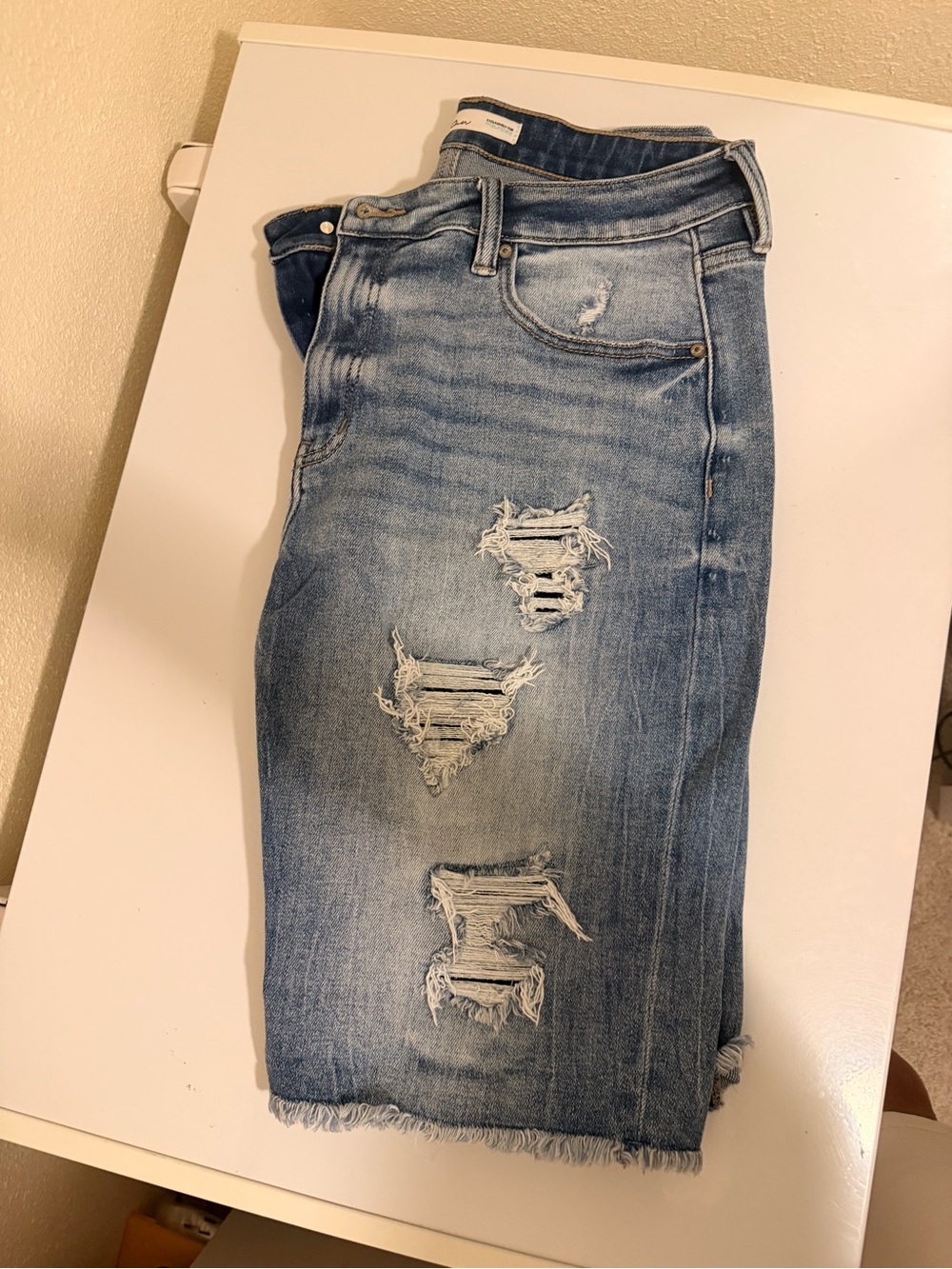 KanCan Light Blue Distressed Boyfriend Jeans